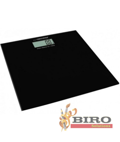 Cântar de baie Esperanza AEROBIC EBS002K, 180kg, negru 
